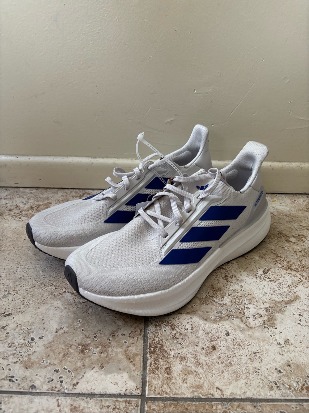 Adidas Men's Ultraboost 5X Athletic Shoes - Grey/Lucid Blue US Size 14 JS3516